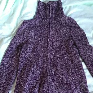 L.L bean turtle neck knit sweatshirt